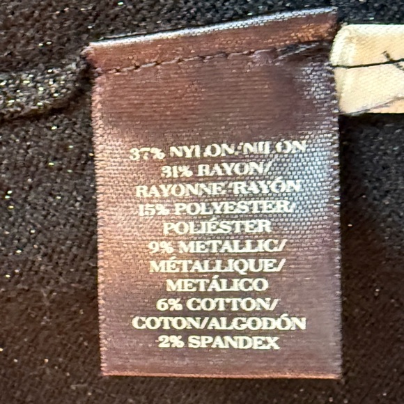 Ann Taylor Black Cardigan Sweater V-Neck Knit/size XS - Picture 8 of 8